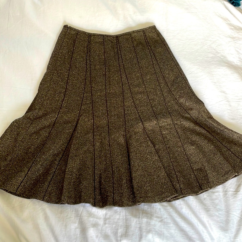 Ann Taylor Skirt with piping detail